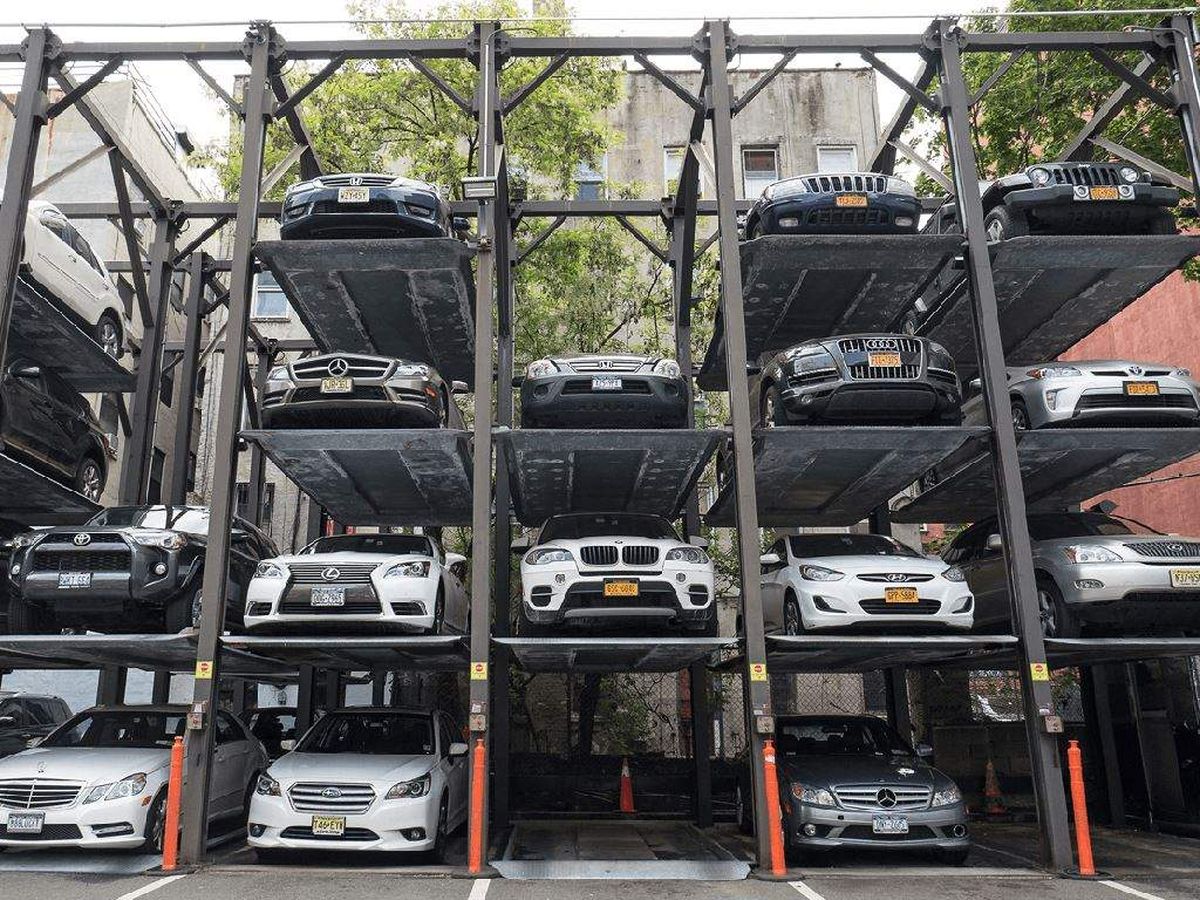 Mô hình bãi giữ xe kiểu xếp hình