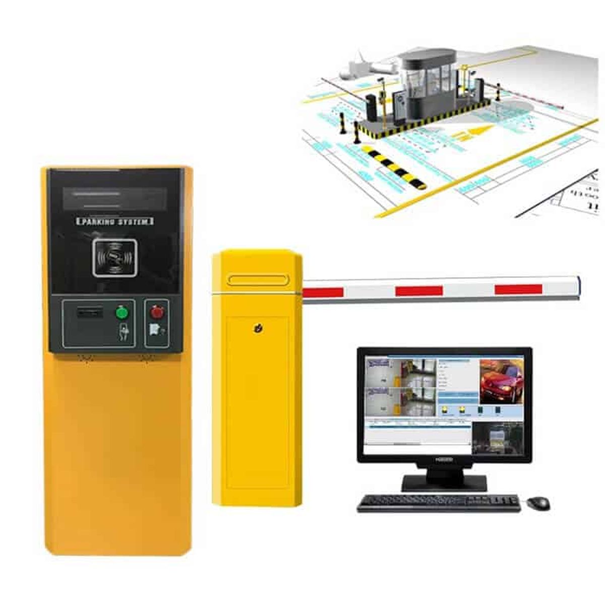 Thiết bị thanh toán tự động của bãi giữ xe thông minh