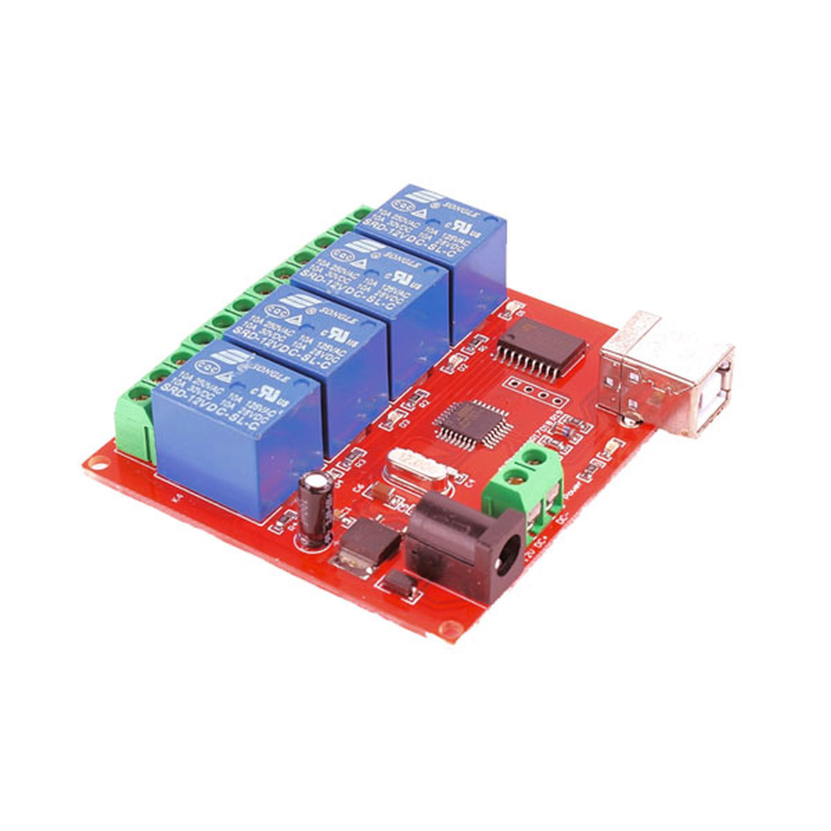 Module Điều Khiển Barrier - Đèn - Cửa (4 Relay)